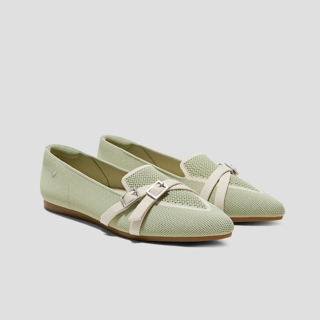 Pointed-Toe Aria Crisscross Loafers (Marvis)