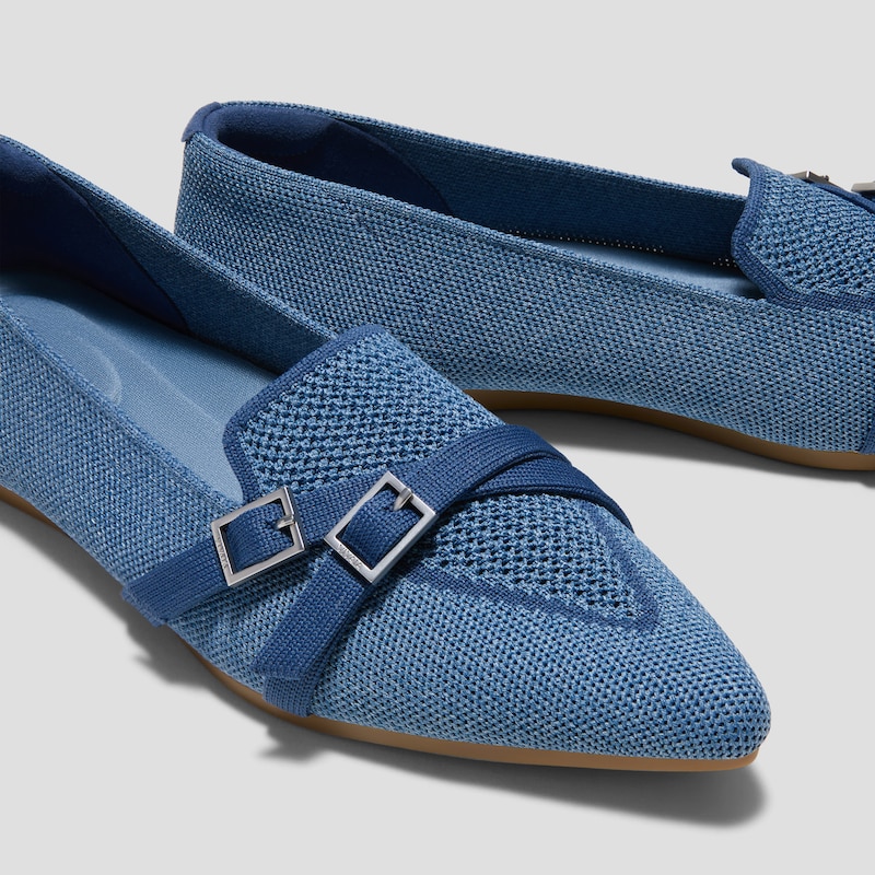 Pointed-Toe Aria Crisscross Loafers (Marvis), DENIM&VINTAGE, EU35 | VIVAIA