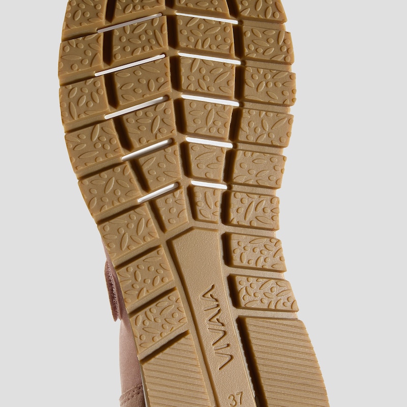 Round-Toe Satin Mary Janes (Ayla), PEACH BLUSH, EU38 | VIVAIA