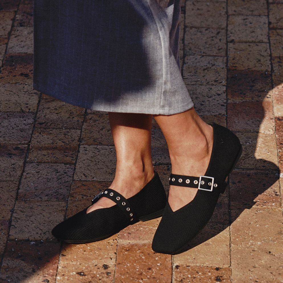 Square-Toe Margot Mary Jane 3.0 (Myriel), Black, EU35 | VIVAIA