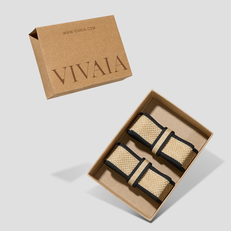 Removable Bows (EVE), NUDE PEACH/BLACK, one-size | VIVAIA