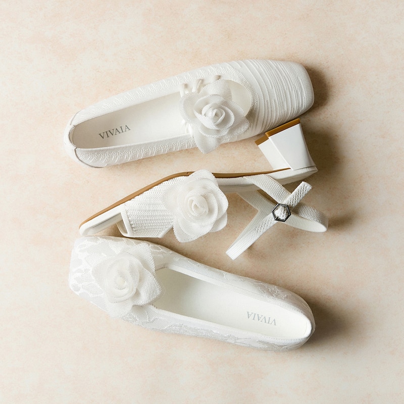 Removable Bows (Emmie), White, one-size | VIVAIA