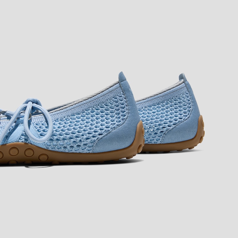 Square-Toe Hybrid Mary Janes (Cecily), SMOKE BLUE MESH, EU39 | VIVAIA