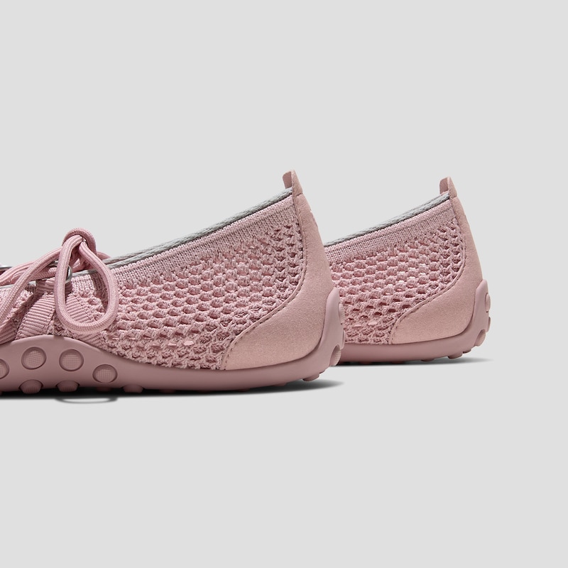 Square-Toe Hybrid Mary Janes (Cecily), DUSTY PINK MESH, EU37 | VIVAIA