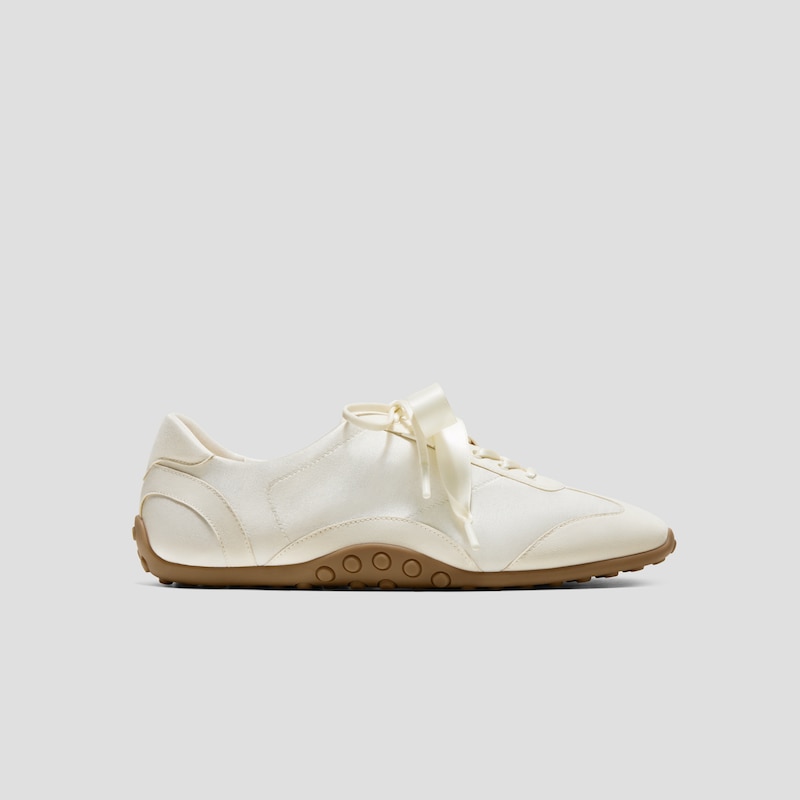 Square-Toe Jogger Sneakerina (Carol), LIGHT GOLD, EU38.5 | VIVAIA