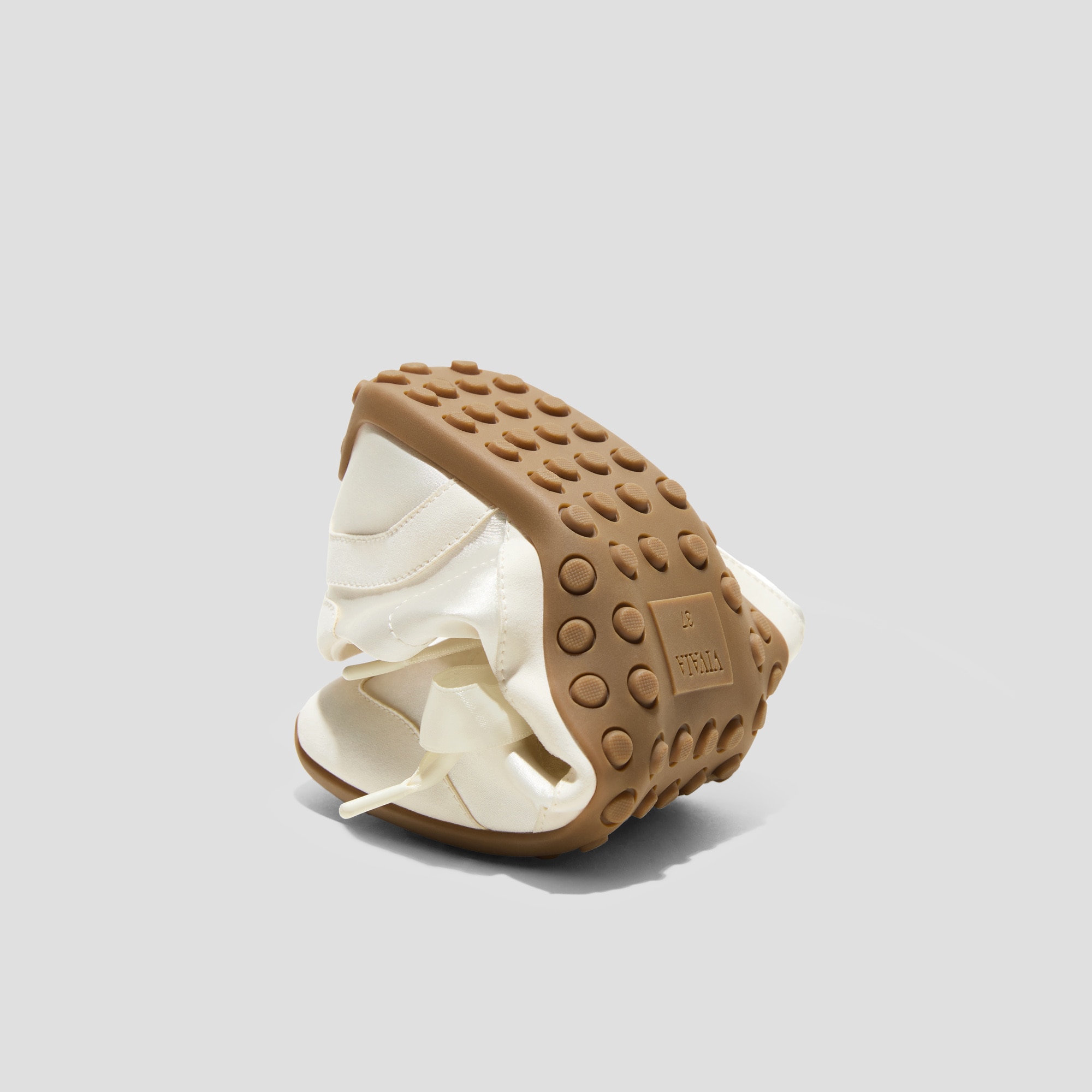 Square-Toe Jogger Sneakerina (Carol), LIGHT GOLD, EU39 | VIVAIA