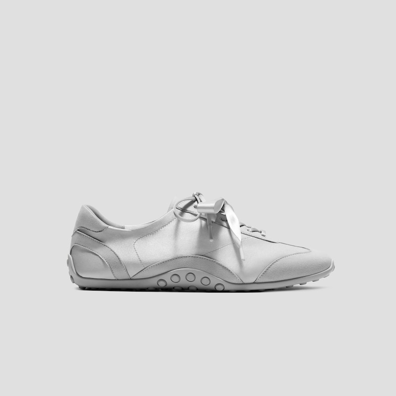 Square-Toe Jogger Sneakerina (Carol), GREY SILVER, EU37 | VIVAIA