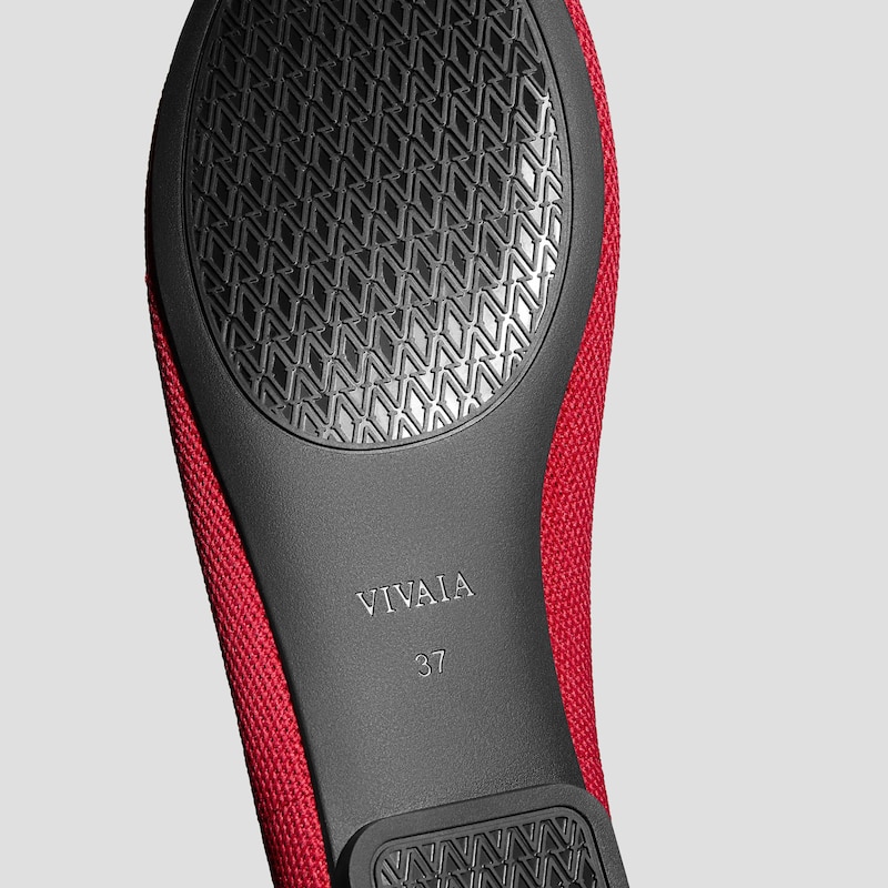 Round-Toe Lace-up Flats (Camora), RUBY  RED, EU35 | VIVAIA