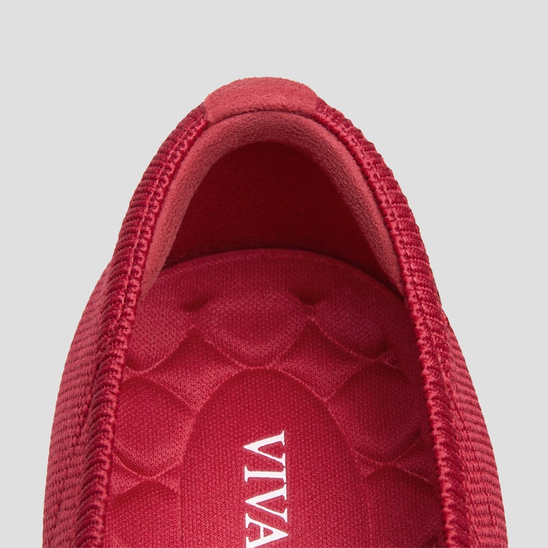 Round-Toe Lace-up Flats (Camora), RUBY  RED, EU35 | VIVAIA