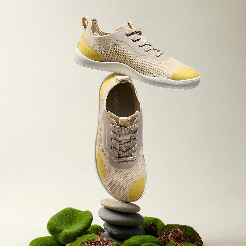 Round-Toe Barefoot Sneakers (Maven), PALE IVORY, EU39 | VIVAIA