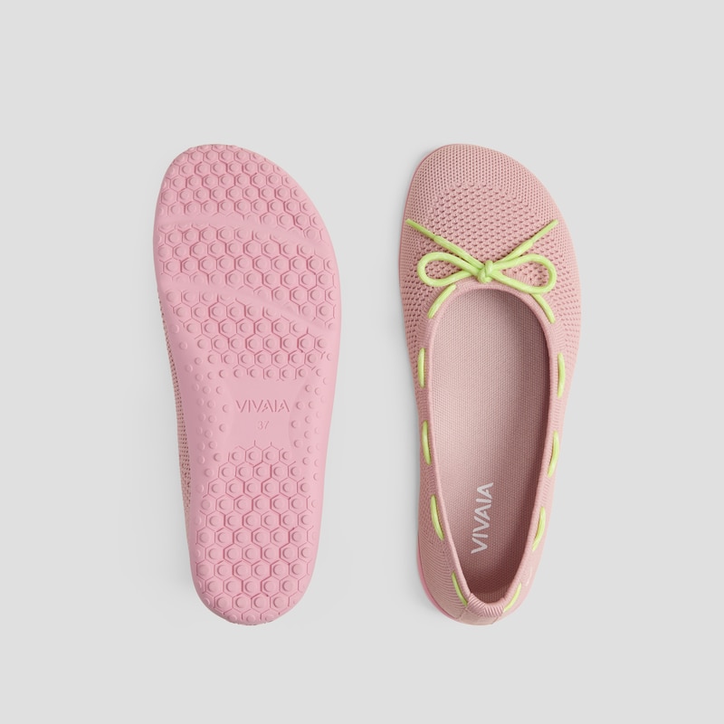 Round-Toe Barefoot Flats (Nika), Dark Pink, EU39.5 | VIVAIA