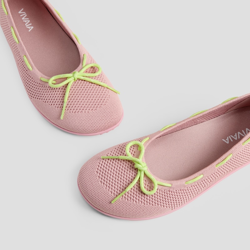 Round-Toe Barefoot Flats (Nika), Dark Pink, EU39.5 | VIVAIA