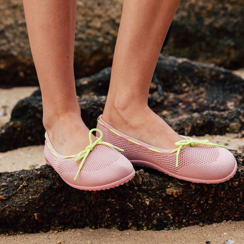 Round-Toe Barefoot Flats (Nika), Dark Pink, EU39.5 | VIVAIA