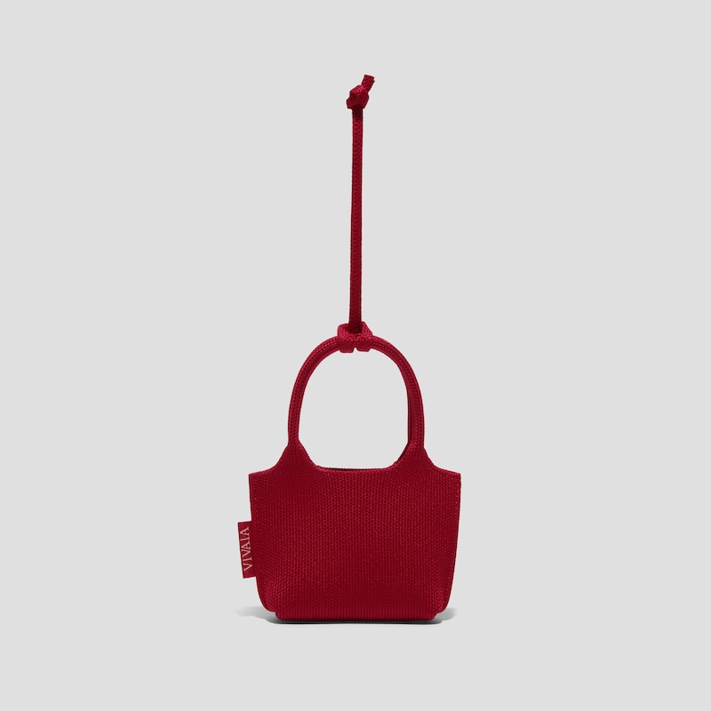 Micro Zahara - Bag Small Pendant, RUBY  RED, one-size | VIVAIA