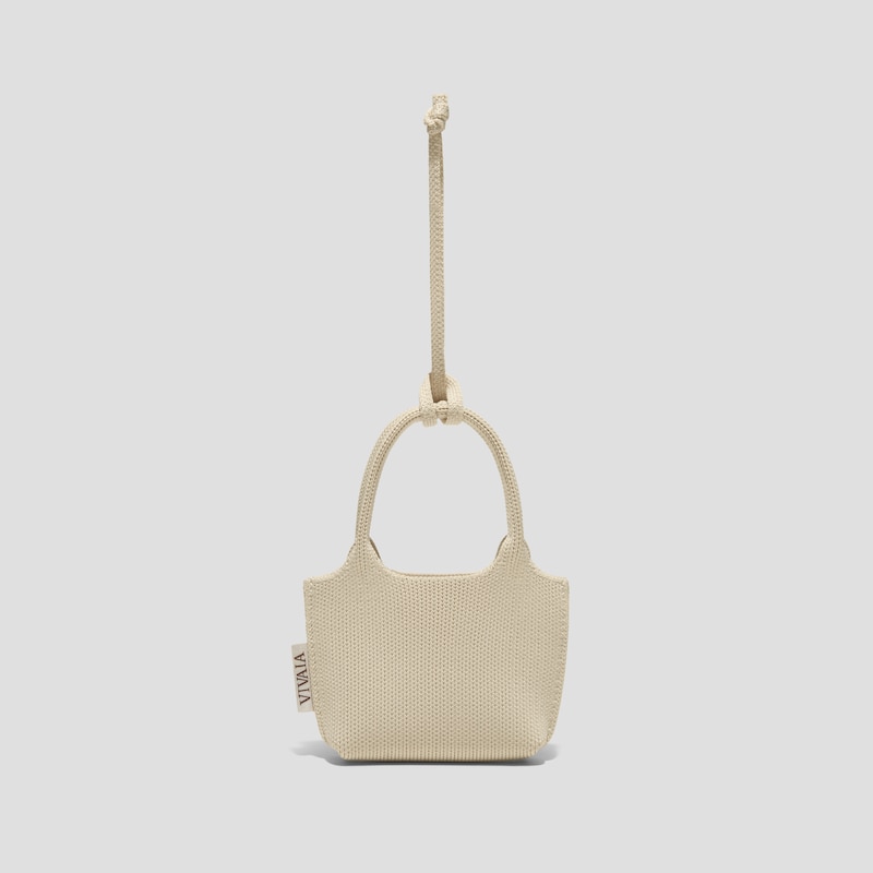 Micro Zahara - Bag Small Pendant, CREAM IVORY, one-size | VIVAIA