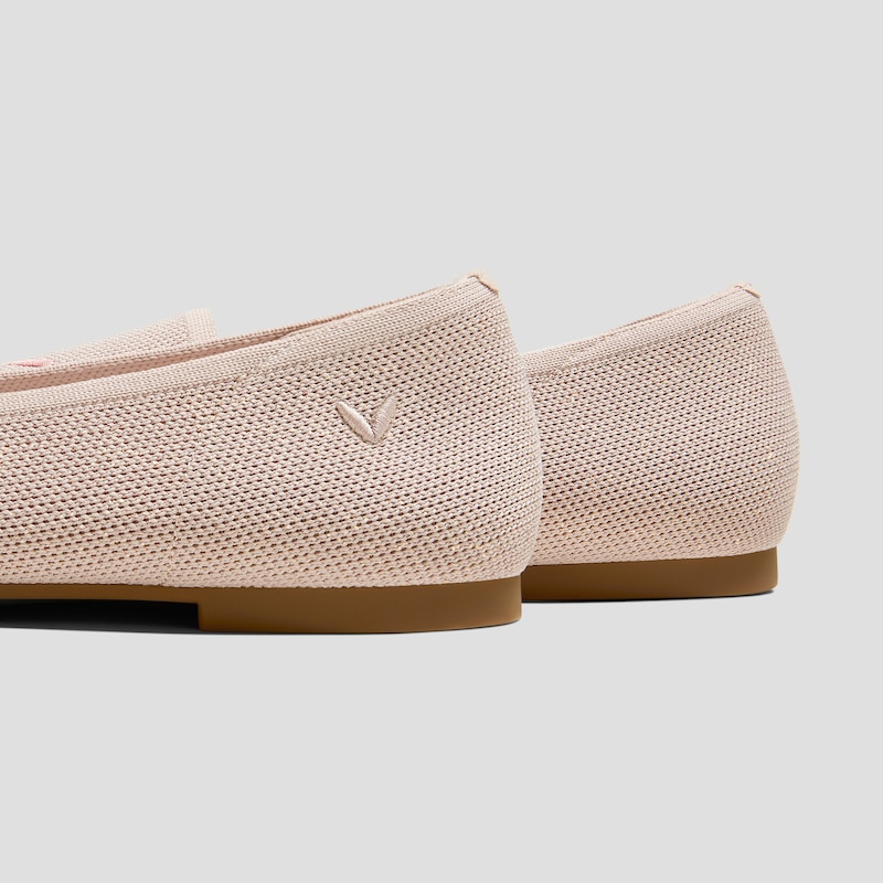 Round-Toe Embroidered Loafers (Audrey), ROSE GOLD-BOUQUET, EU35 | VIVAIA