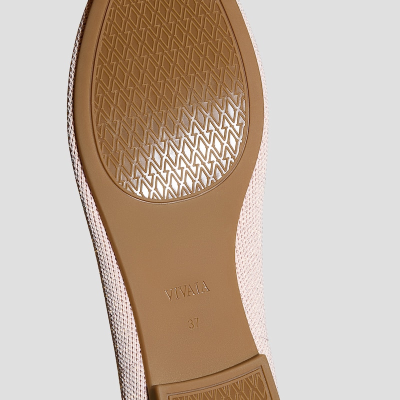 Round-Toe Embroidered Loafers (Audrey), ROSE GOLD-BOUQUET, EU35 | VIVAIA