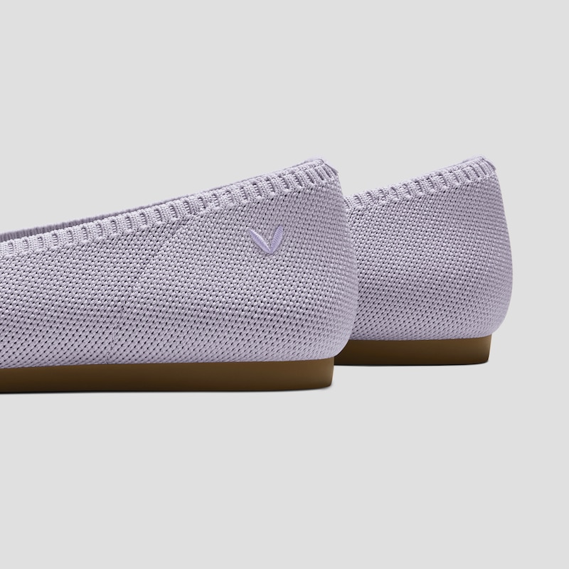 Pointed-Toe Ballet Flats (Aria 5°), LIGHT VIOLET, EU40 | VIVAIA