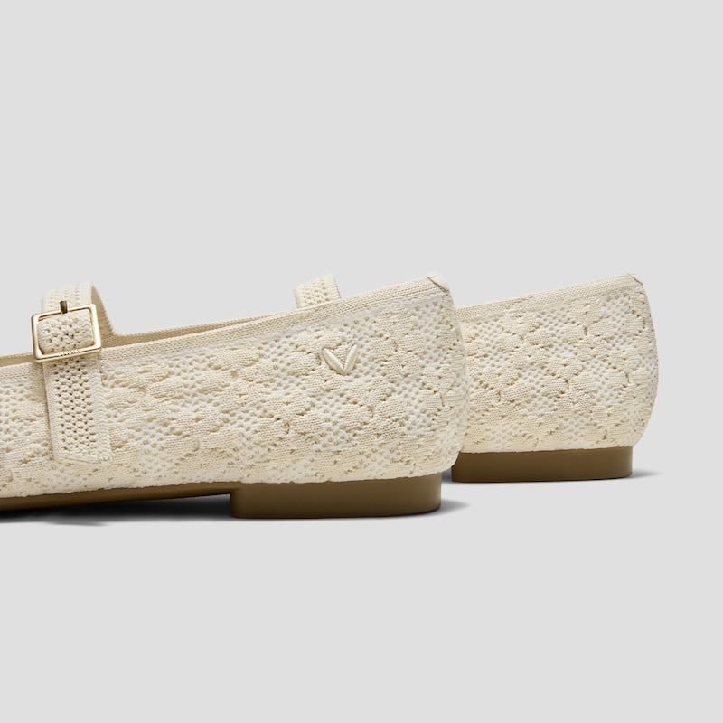 Square-Toe Mary Jane (Margot™ Mary Jane), PALE APRICOT FLORAL, EU35 | VIVAIA