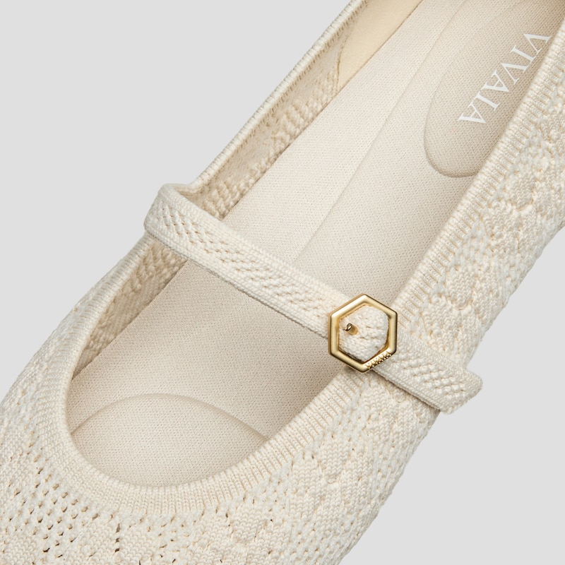 Almond-Toe Mary Jane AdaptAll™ (Tamia Mary-Jane), PALE APRICOT FLORAL, EU35 | VIVAIA