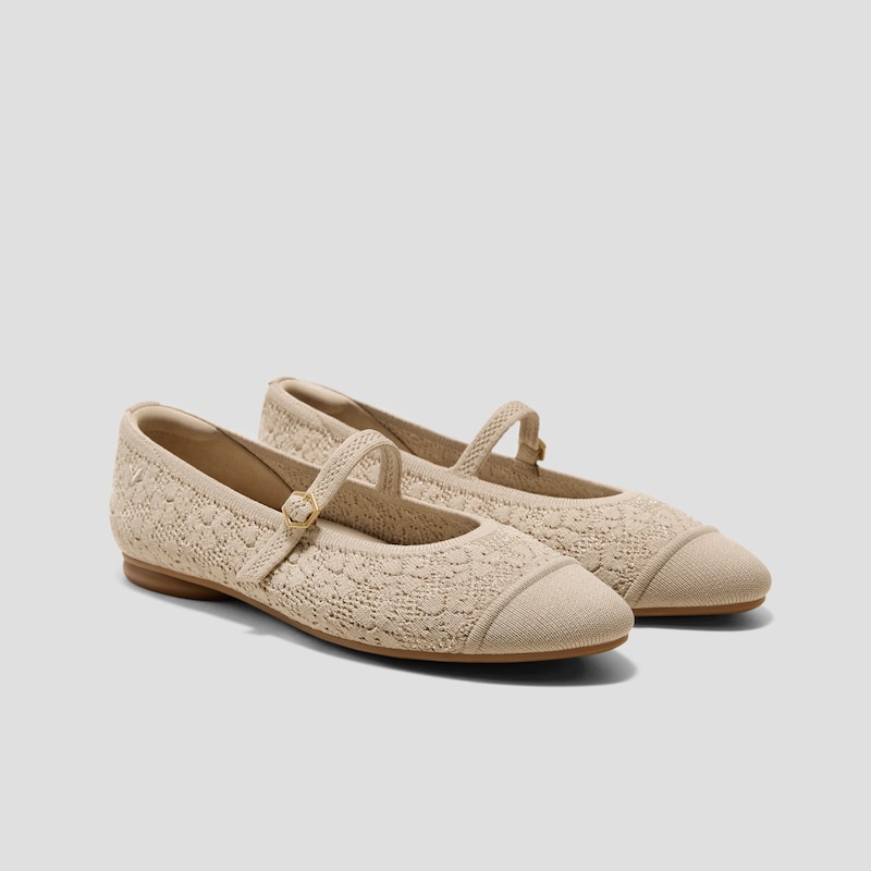 Almond-Toe Mary Jane AdaptAll™ (Tamia Mary-Jane), ALMOND FLORAL, EU35 | VIVAIA