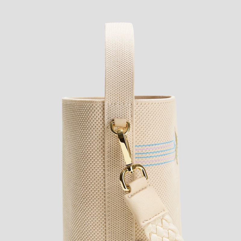 The Bucket Tote (FARREH), CREAM IVORY-FRENCH FLORAL, one-size | VIVAIA