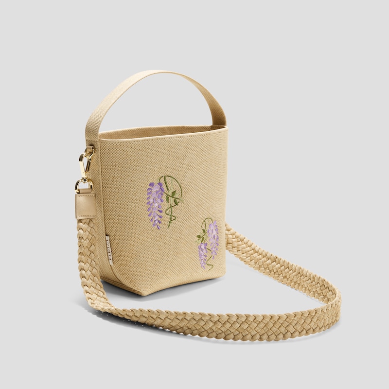The Bucket Tote (FARREH), NUDE PEACH-WISTERIA, one-size | VIVAIA