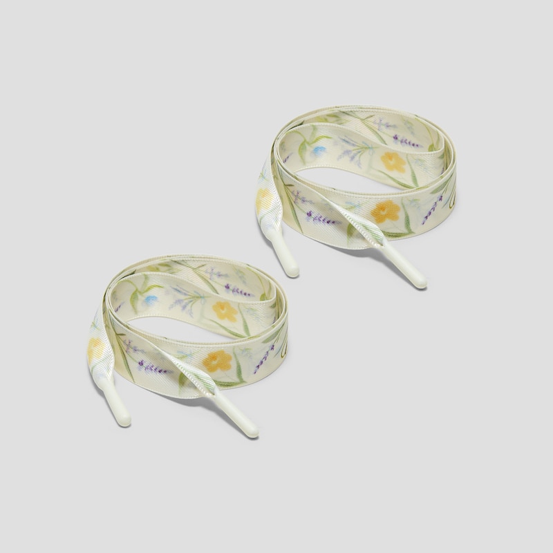 Ribbon Shoelace, CREAM-FRENCH FLORAL PNT, 38-43 | VIVAIA