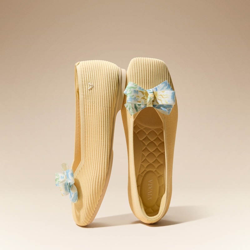 Removable Bows (Dora), WHITE-FRENCH FLORAL PNT, one-size | VIVAIA