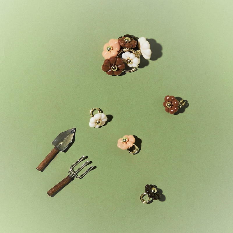 Bloomies Charm Set (Lindie), Multicolor - Earth Tone, one-size | VIVAIA