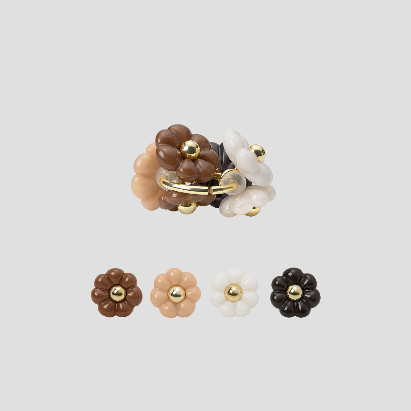 Bloomies Charm Set (Lindie) - Multicolor - Earth Tone