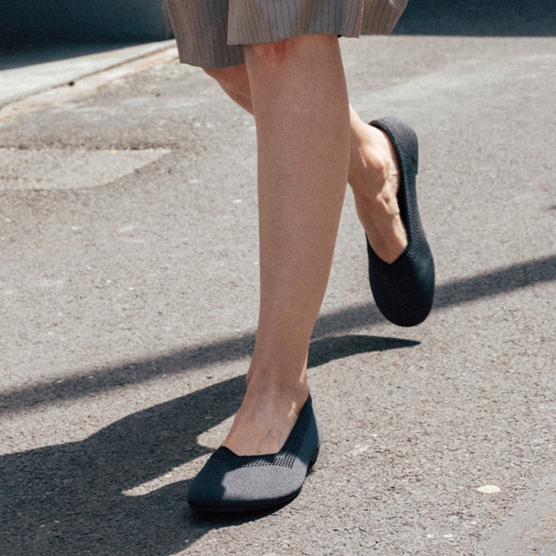 Wide Toe Box Flats (Tila), Black, EU35 | VIVAIA