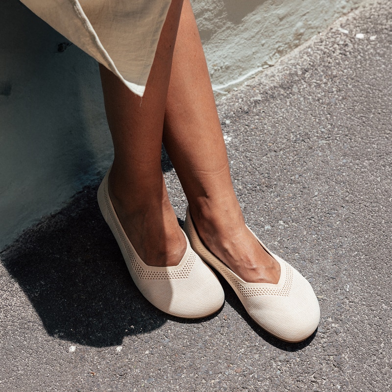 Wide Toe Box Flats (Tila), YELLOW APRICOT, EU35 | VIVAIA