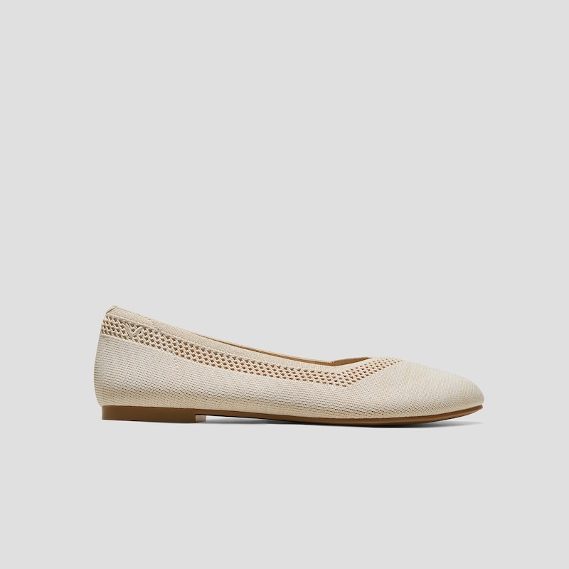 Wide Toe Box Flats (Tila), YELLOW APRICOT, EU35 | VIVAIA