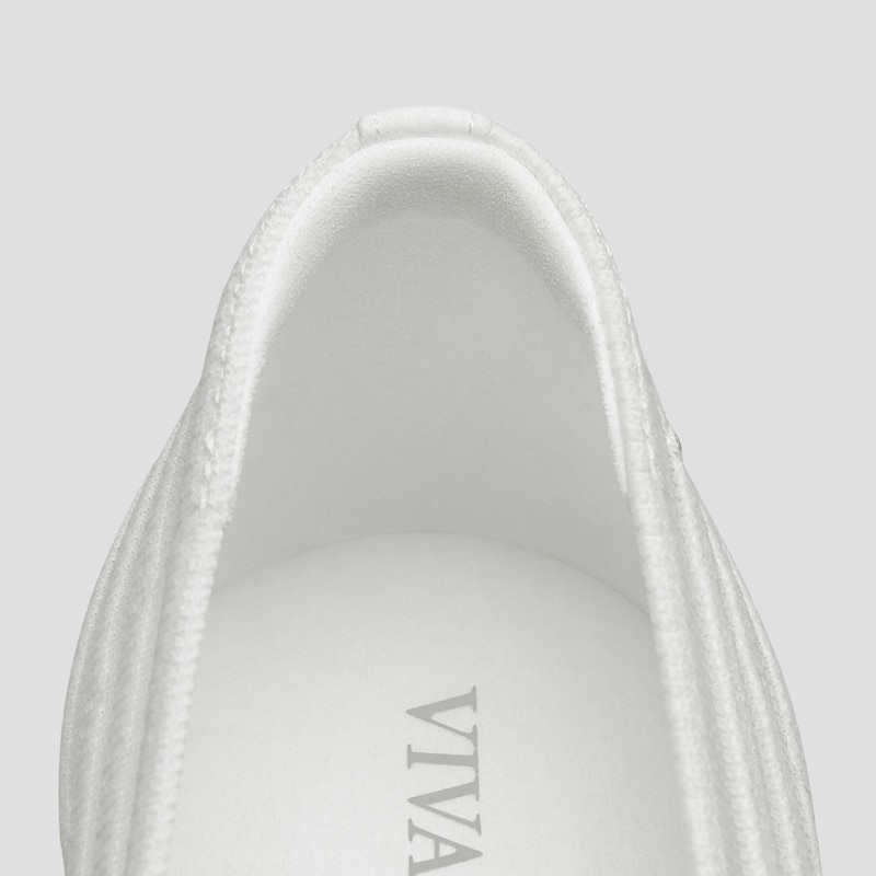 Pointed-Toe Bow Flats (Azura), WHITE  SHEER STRIPE, EU35 | VIVAIA
