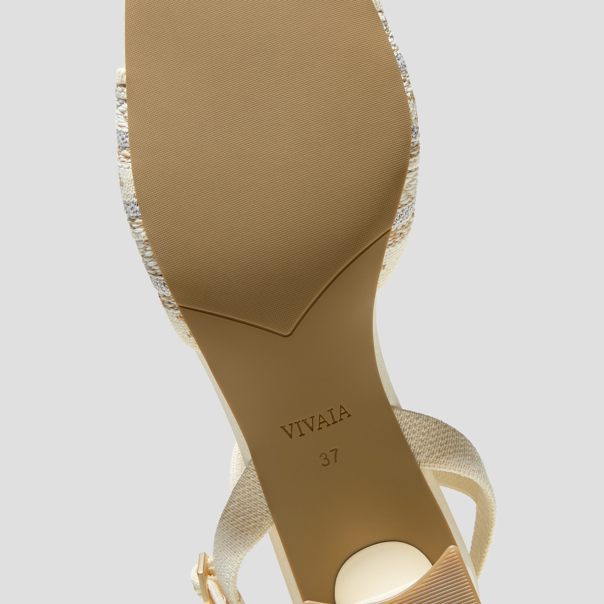 AdaptAll™ Square-Toe Sandals (Janine), ASHY THREAD, EU35 | VIVAIA