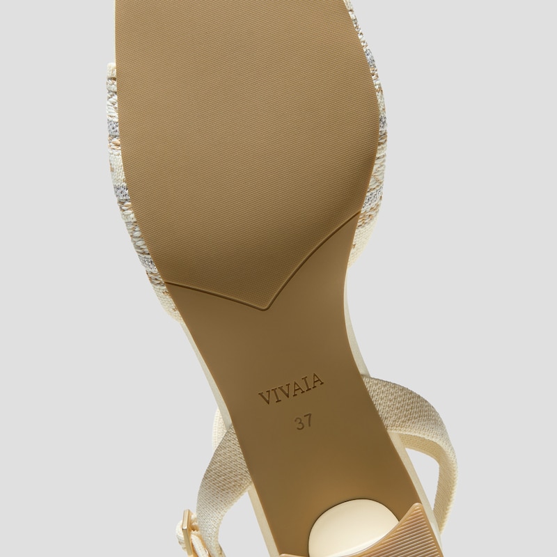 AdaptAll™ Square-Toe Sandals (Janine), ASHY THREAD, EU35 | VIVAIA