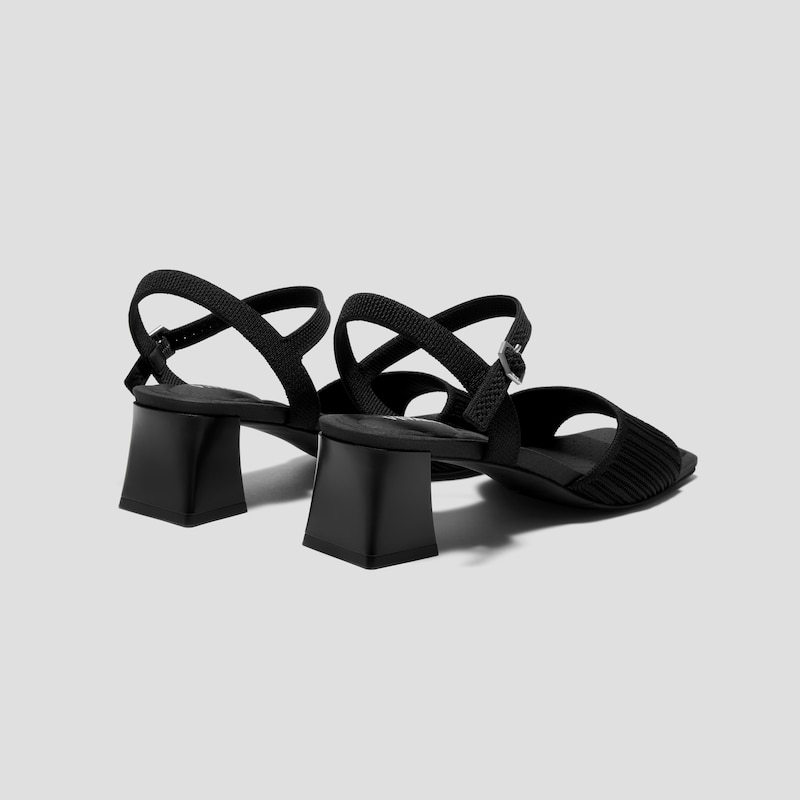 AdaptAll™ Square-Toe Sandals (Janine), Black, EU35 | VIVAIA