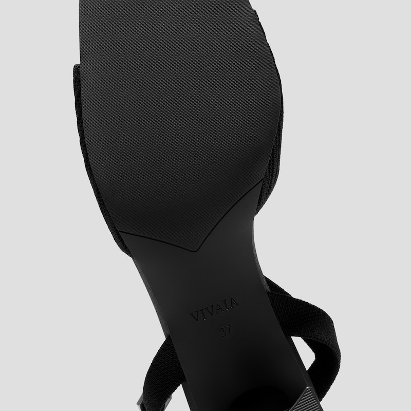 AdaptAll™ Square-Toe Sandals (Janine), Black, EU35 | VIVAIA