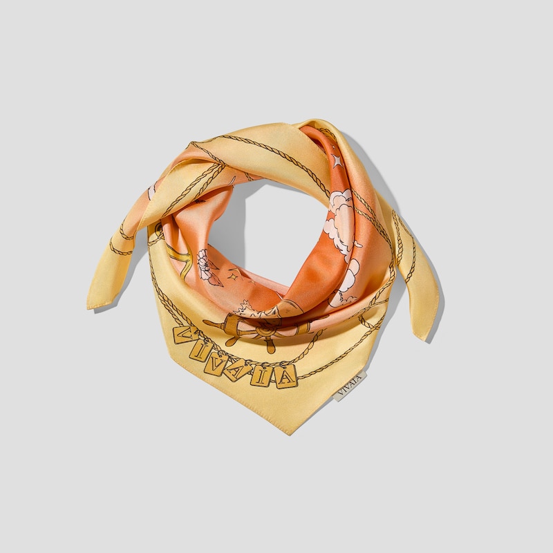 Silk Scarf (Ines), Gradient Print - Maria, one-size | VIVAIA