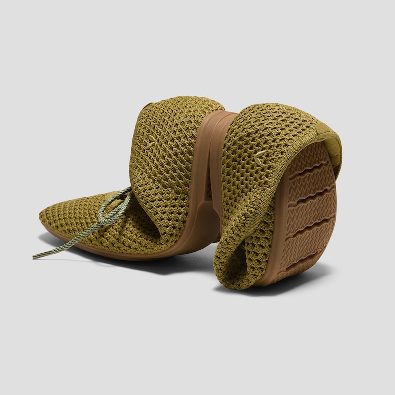 Margot™ Square-Toe Mesh Flats (Makayla), MUSTARD, EU35 | VIVAIA