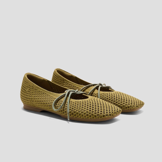Margot™ Square-Toe Mesh Flats (Makayla)