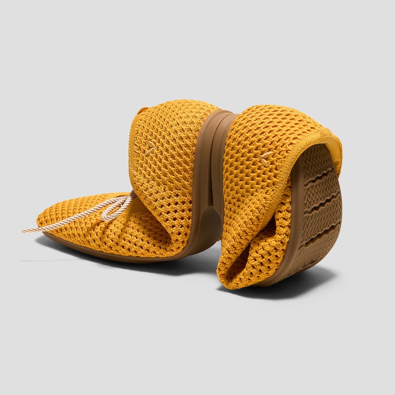 Margot™ Square-Toe Mesh Flats (Makayla), BLONDE, EU35 | VIVAIA