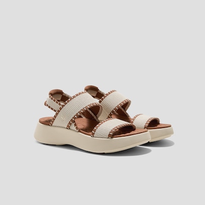 Kamber Cream Ivory & Dark Caramel