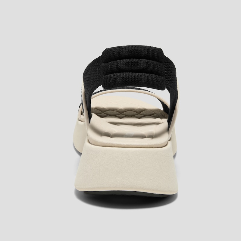 Square-Toe Walker Sandals (Kamber), BLACK & CREAM IVORY, EU35 | VIVAIA
