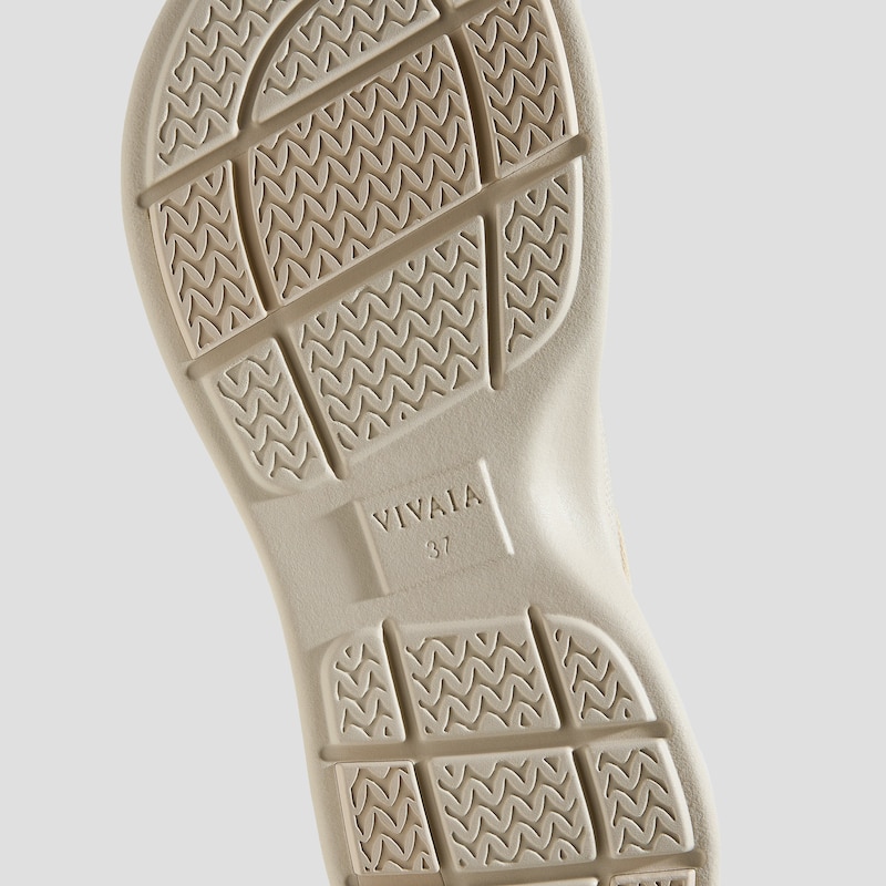 Elastic Back Strap Walker Sandals (Kara 2.0), BLACK & CREAM IVORY, EU36 | VIVAIA