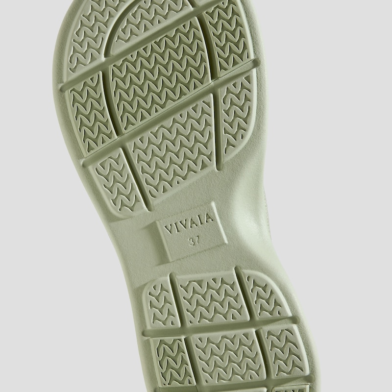 Elastic Back Strap Walker Sandals (Kara 2.0), MATCHA & CREAM IVORY, EU35 | VIVAIA