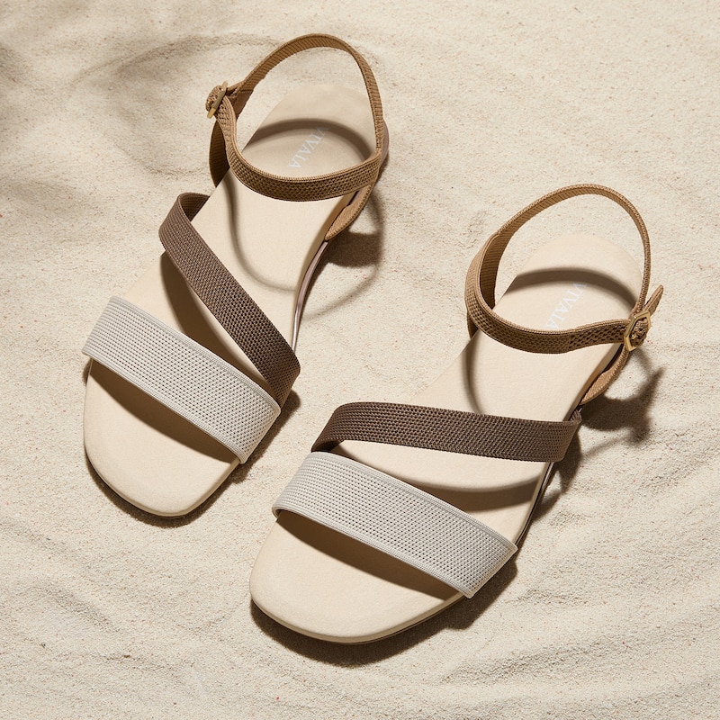 AdaptAll™ Flat Sandals (Demi), MULTI BROWN & NUDE, EU35 | VIVAIA
