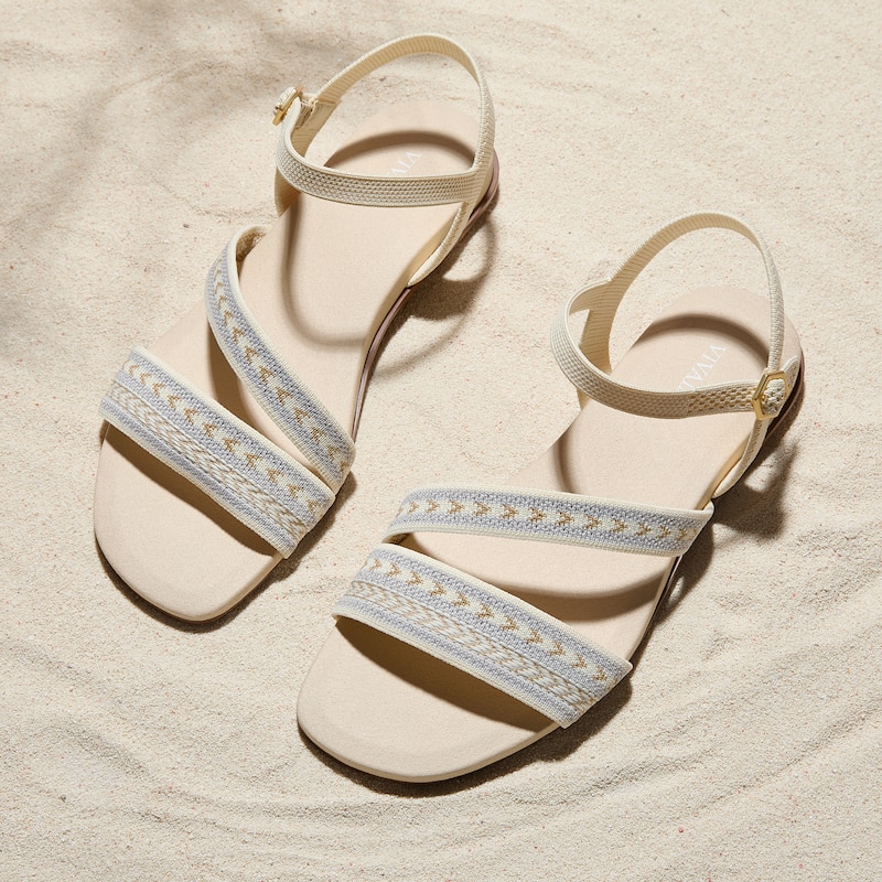 AdaptAll™ Flat Sandals (Demi), ASHY THREAD, EU36 | VIVAIA