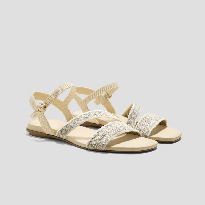 AdaptAll™ Flat Sandals (Demi), ASHY THREAD, EU36 | VIVAIA